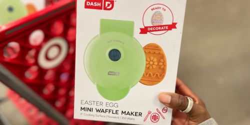 Make Easter Egg Waffles w/ This $9.99 Dash Mini Waffle Maker at Target