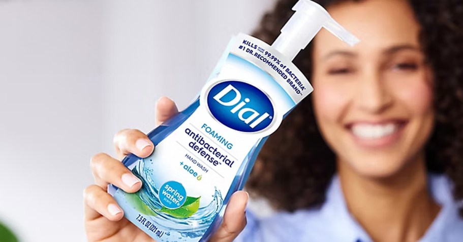 Dial Antibacterial Foaming Hand Soap 6-Count Only $10 Shipped on Amazon (Reg. $19) | Just $1.67 Each!