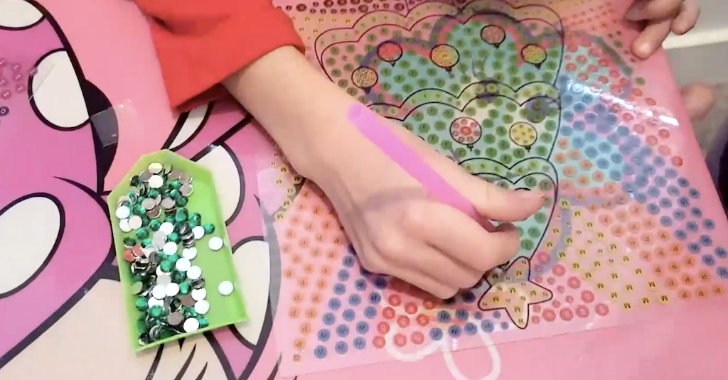 Kids Christmas Diamond Painting Kit Only $5.99 on  - Screen-Free Fun!
