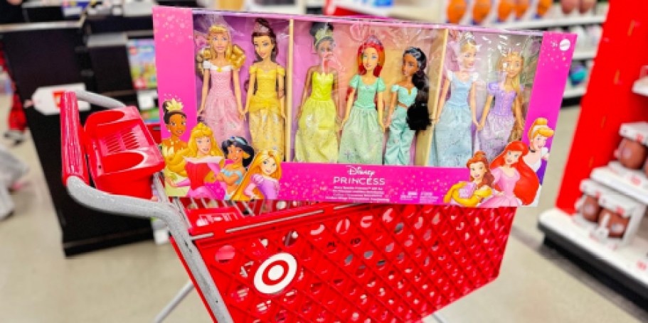 50% Off Disney Toys at Target | Princess Doll Gift Set Only $38.49 Shipped (Just $5.50 Each!)