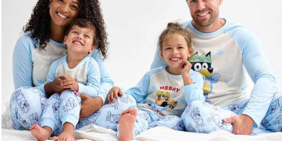 Kohl’s Matching Family Pajamas Stacking Offers = Bluey, The Grinch, & More from $14.95