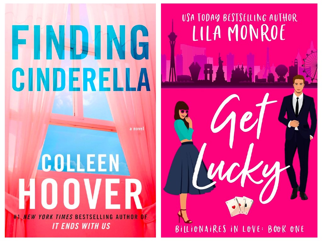 finding cinderella and get lucky book covers
