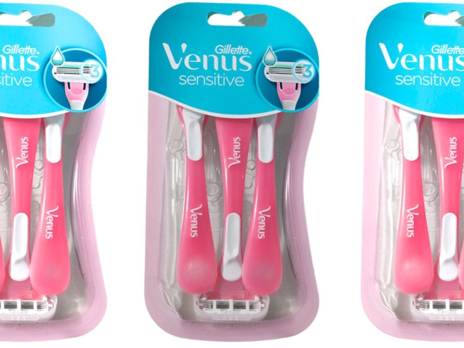 Gillette Venus Sensitive Women's Disposable Razors stock image