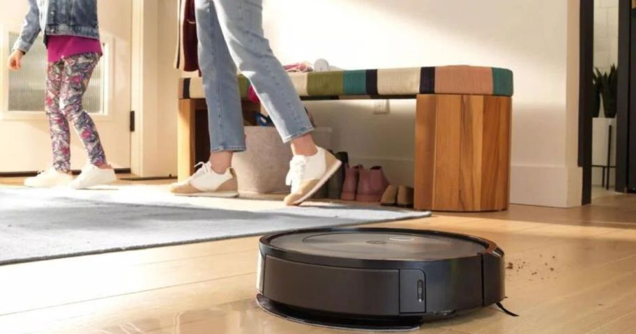 black robot vacuum