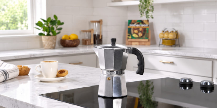 Highly Rated Stovetop Espresso Maker Just $8.62 on Amazon