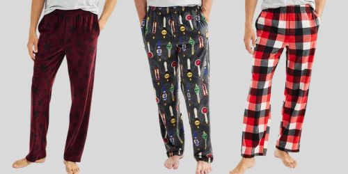 Up to 75% Off Kohl’s Men’s Fleece | 2-Pack Pajama Pants Only $7.49!