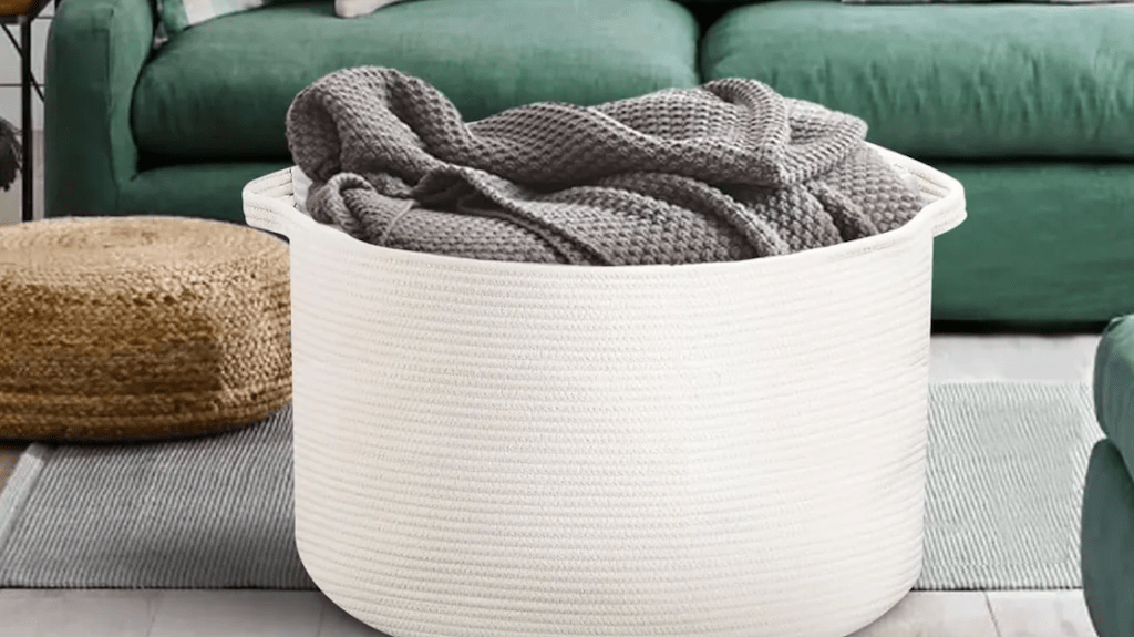 Large Rope Storage Basket Just $19.99 Shipped on Amazon (Reg. $40 ...