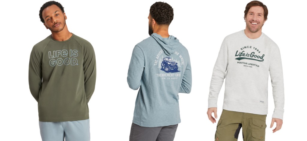 olive blue and white mens hoodies