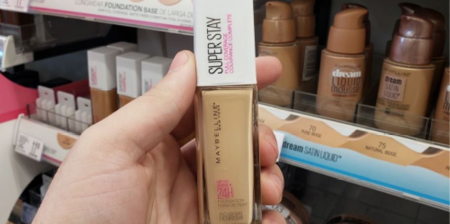 WOW! Score TWO Maybelline Foundations or Lipsticks for FREE on Walgreens.com