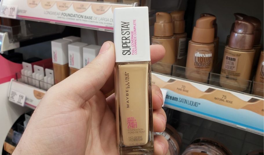 Score TWO Maybelline Foundations or Lipsticks for FREE on Walgreens.com