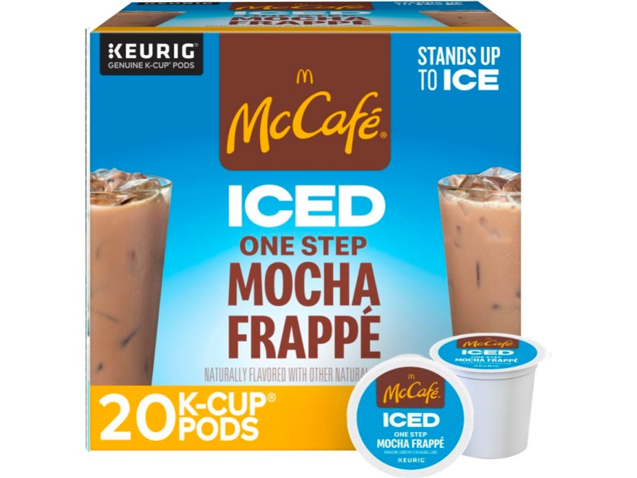 mccafe iced mocha frappe kcups box