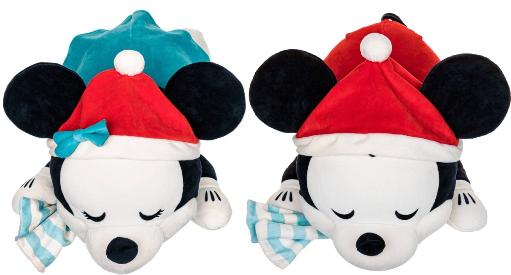 mickey and Minnie Mouse plush dolls