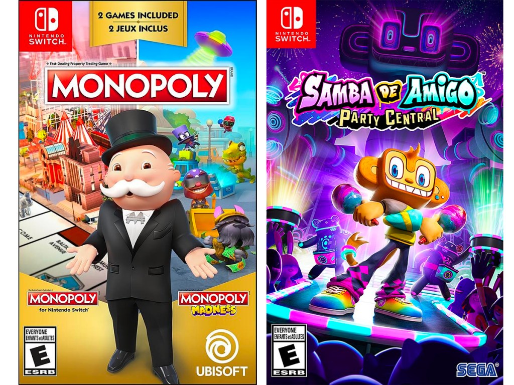 nintendo switch monopoly samba de amigo video games