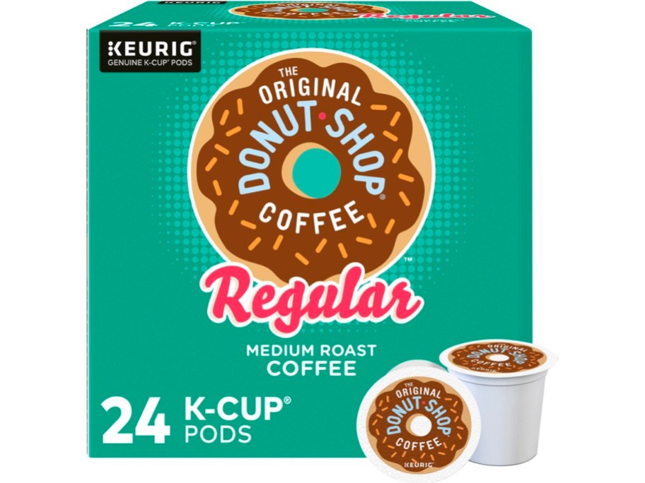 original donut shop kcups box with pods in front
