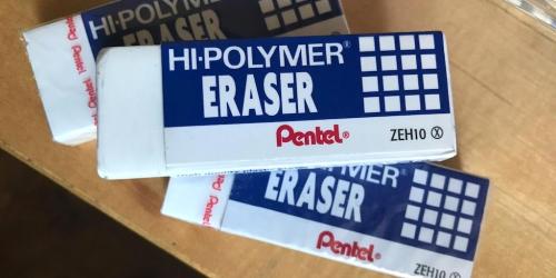 Pentel Hi-Polymer Block Erasers 4-Pack Only $1.75 on Amazon (Over 29,000 5-Star Reviews)