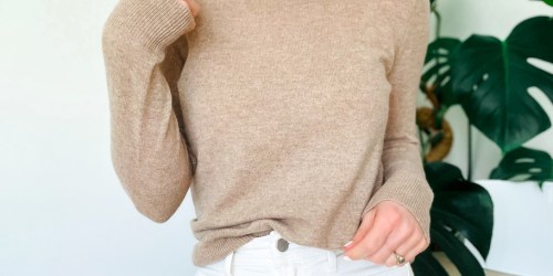 Get the Best Price on a 100% Cashmere Sweater!