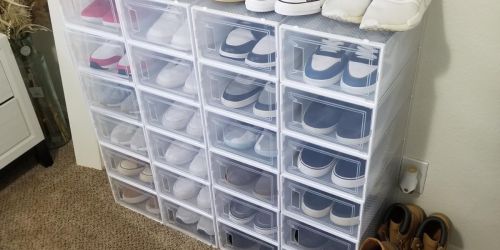 Stackable Shoe Organizers 12-Pack Only $20.99 Shipped w/ Amazon Prime – Great Reviews!