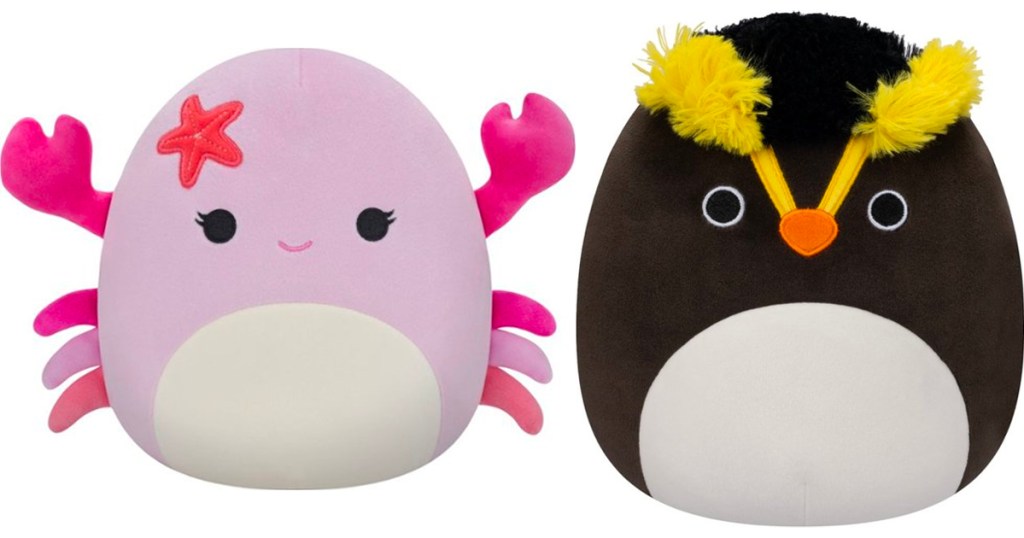 squishmallow-crab-penguin Squishmallows يتم شحنها بسعر 12.99 دولارًا أمريكيًا فقط على موقع BestBuy.com (السعر العادي 25 دولارًا)