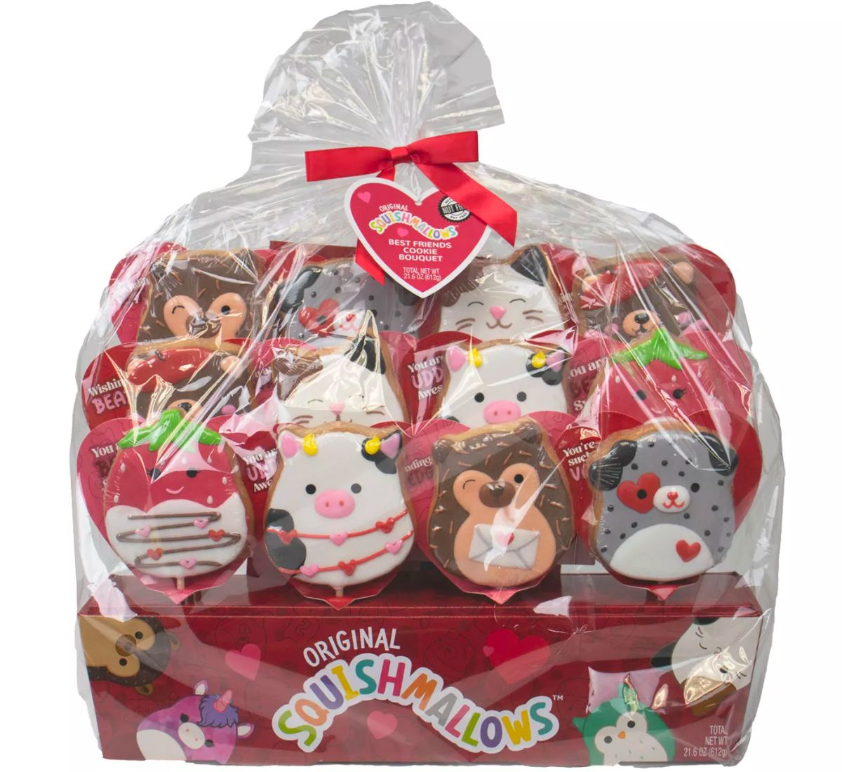 squishmallows cookie bouquet stock image
