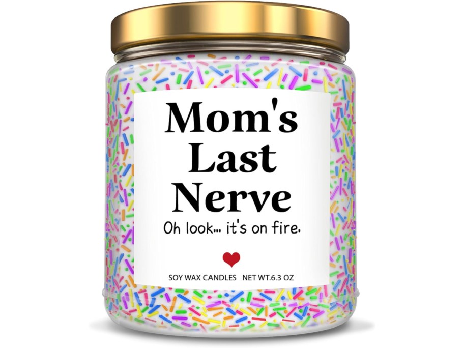 stock image of Scented Soy Mom's Last Nerve Candle
