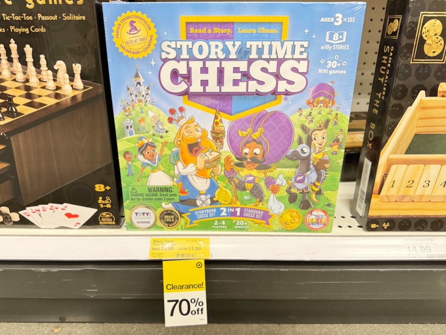 story time chess boardgame