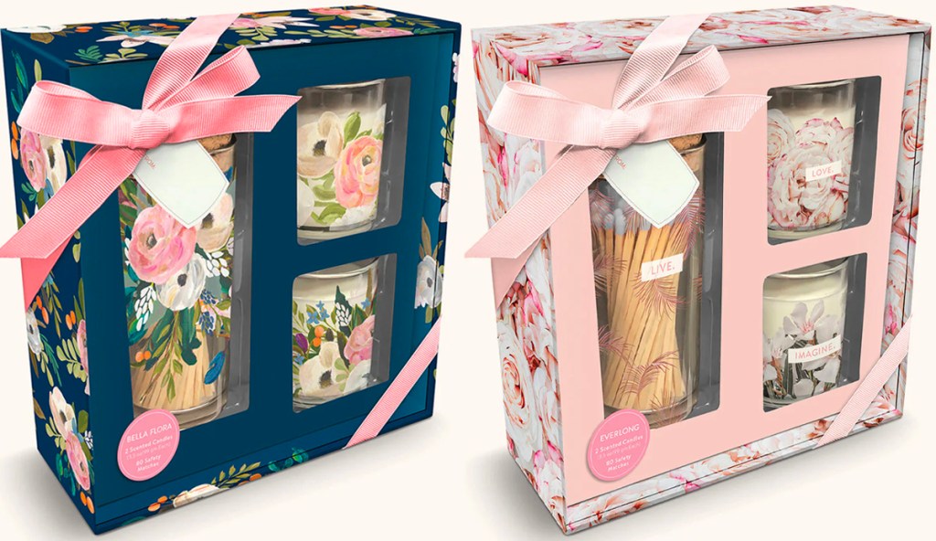 two studio oh gift candle gift set boxes