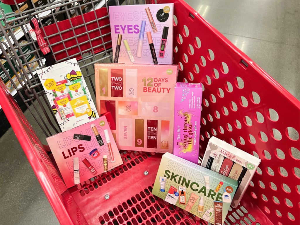 beauty gift sets in target shopping cart