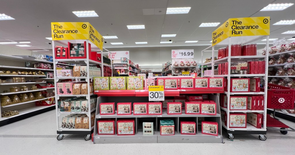 holiday clearance section at Target