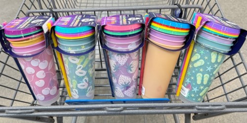 New Summer-Themed Color-Changing Cups 4-Packs Only $4.98 at Walmart | Includes Lids & Straws