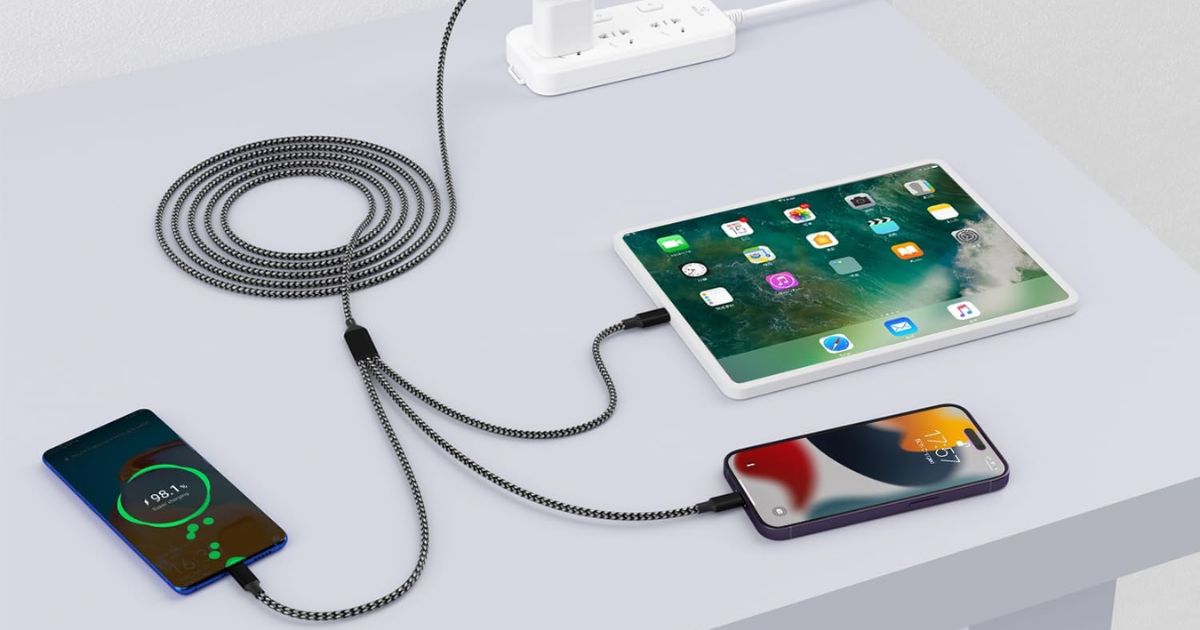 Fast Charging 3-in-1 & Single Cable Packs Only $5.99 on Amazon | Charges iPhones, Androids, & More!
