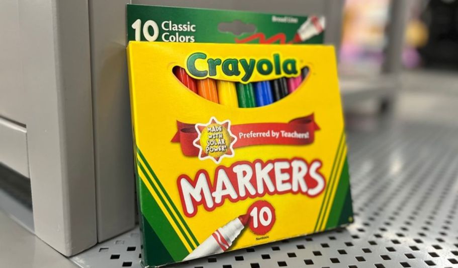 Crayola Markers 10-Count Only 97¢ on Walmart.com (Reg. $3)