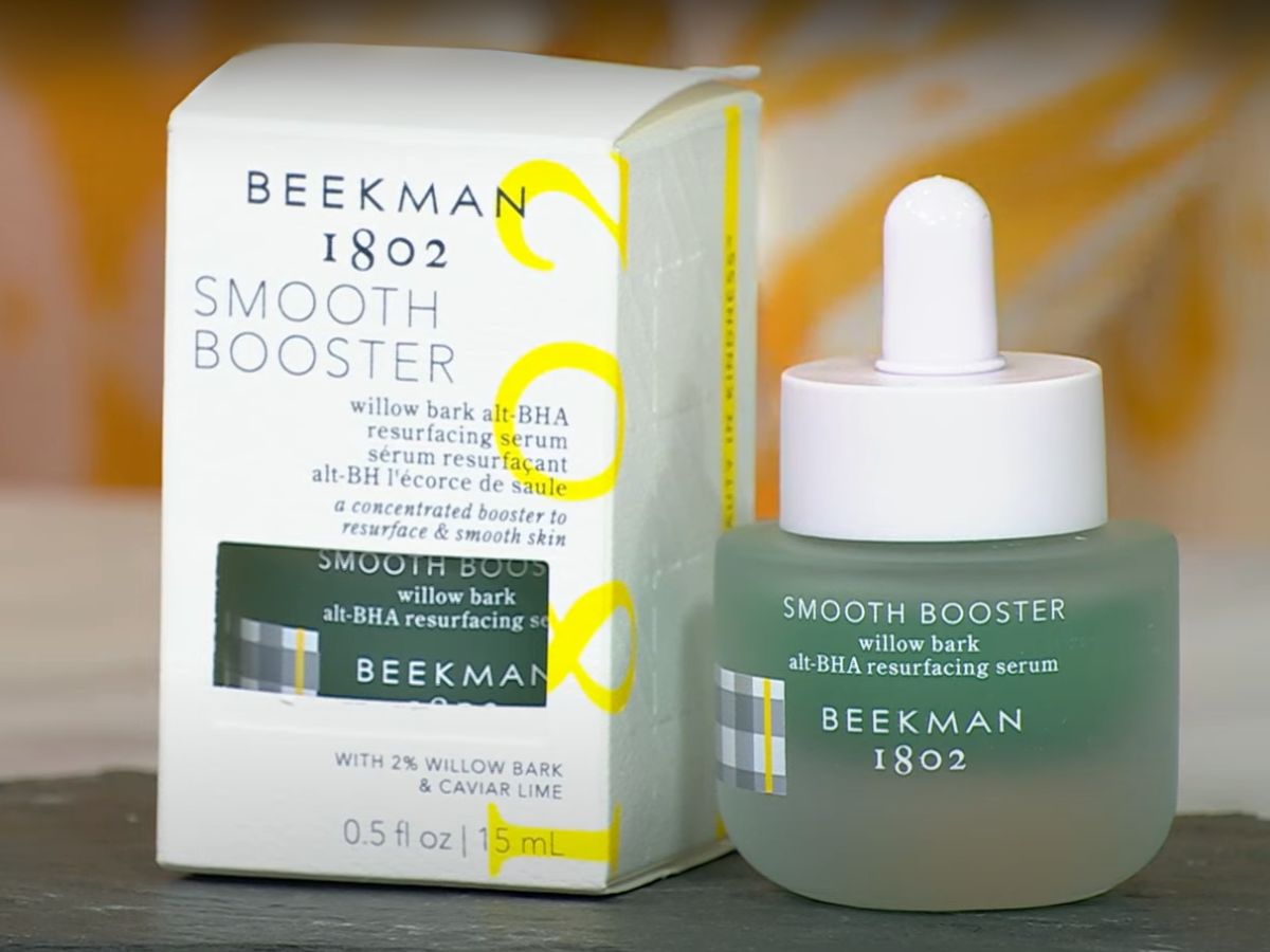 bottle of Beekman 1802 serum and box
