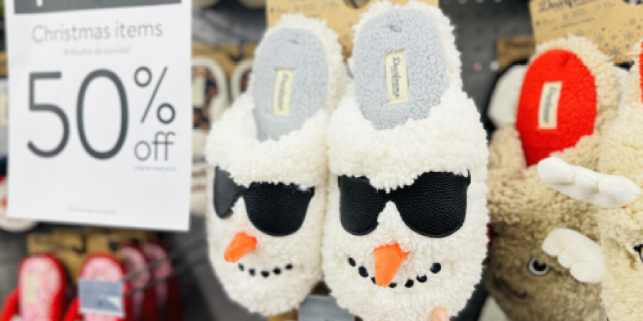 Walmart Christmas Clearance | 50% Off Slippers, Gift Sets, Inflatables, Ornaments, & More