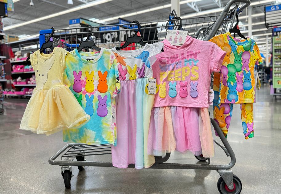 Peeps kids dresses, pajama's, tops and outfits at Walmart