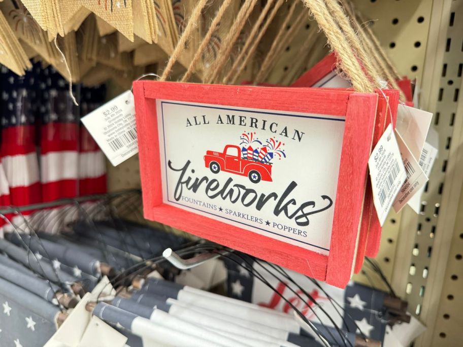 All American Fireworks Ornament