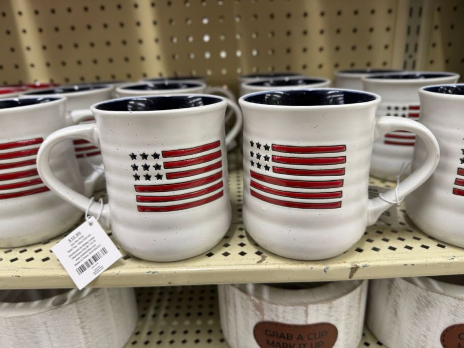 2 American Flag Mugs