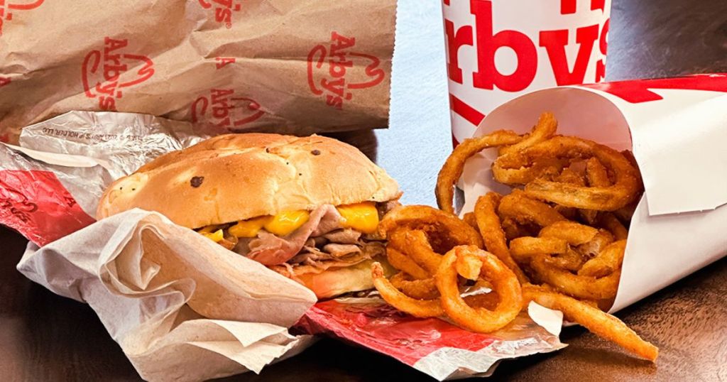 Arby's Sandwich and fries
