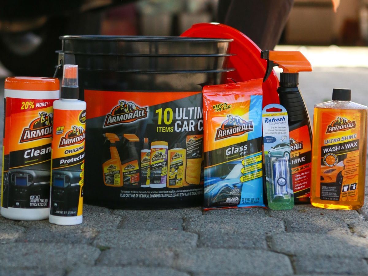Armor All Car Care Gift Pack Just $15 on Walmart.com | NINE Full Size Products + Reusable Bucket