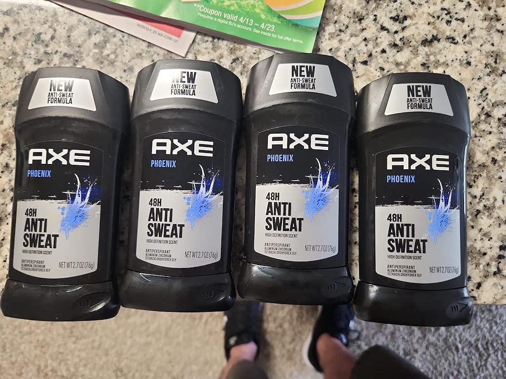 Axe deodorant 4-pack 