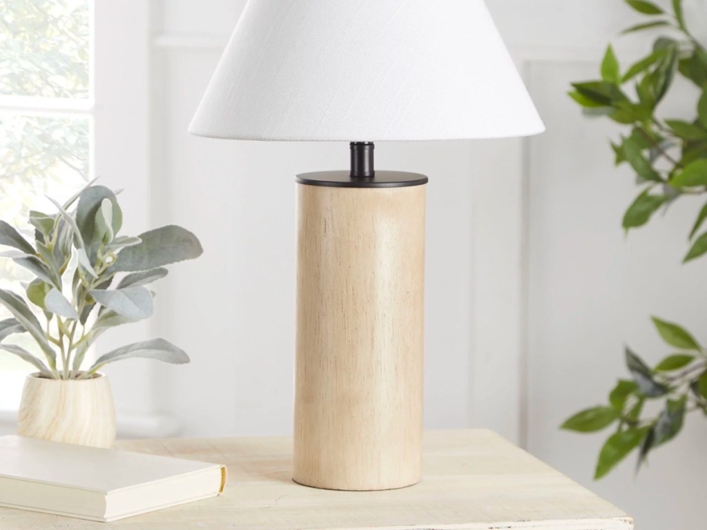 Better Homes & Gardens Faux Wood Table Lamp