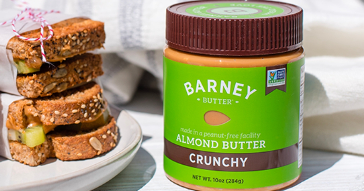 HighlyRated Barney Butter Almond Butter 10oz Jar Only 5.58 Shipped on