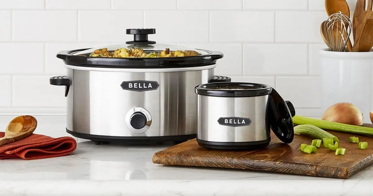 Bella Slow Cooker & Mini Dipper Set Just 24.99 Shipped on