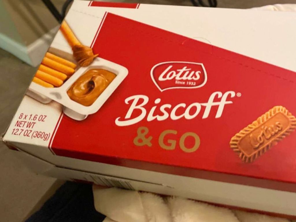 An 8-pack of Biscoff & Go Snack Packs