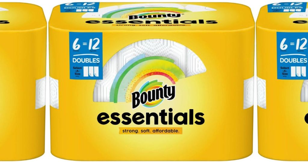 Bounty Essentials Select a Size 6 Doubles Rolls
