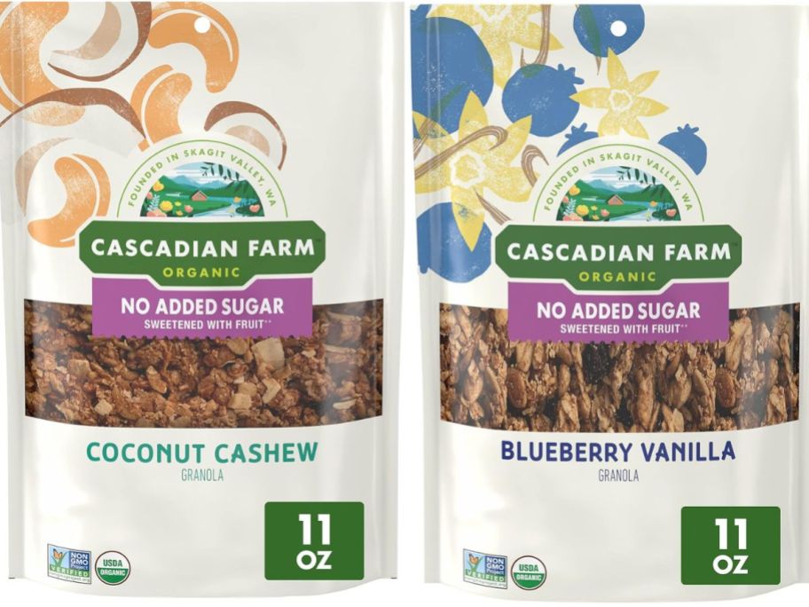 Cascadian Farm Blueberry and Coconut Granola