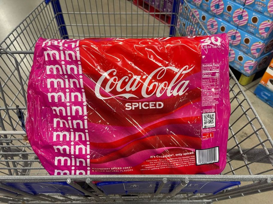 Coca-Cola Spiced Raspberry Mini Cans in Sam's Club