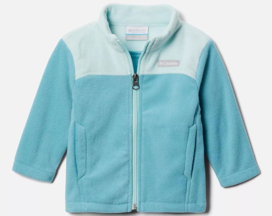 A blue Columbia Infant Fleece Jacket
