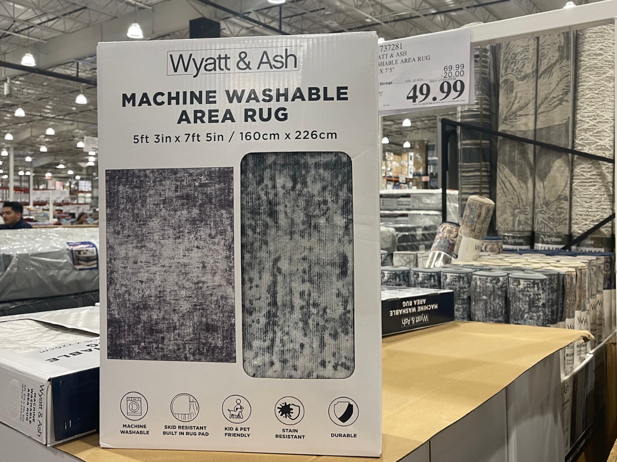 Costco Members Snag 5 X 7 Washable Rugs For ONLY 49 99 Reg 70   Costco Washable Rug 