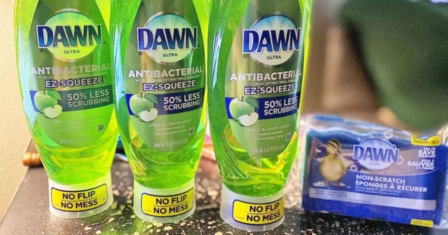 Dawn EZ-Squeeze Dish Soap 3-Pack w/ Sponges Only $11 Shipped on Amazon (Reg. $16)