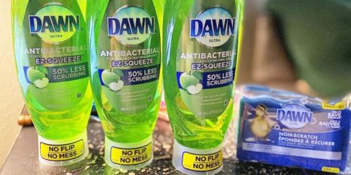 Dawn EZ-Squeeze Dish Soap 3-Pack w/ Sponges Only $11.23 Shipped on Amazon (Reg. $16)